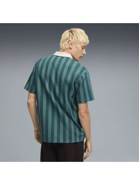 Koszulka polo PUMA Class Pinnacle o luźnym kroju Odzież S zielony