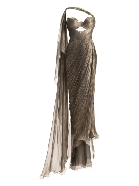 Rochie midi Maria Lucia Hohan până la genunchi cu un umăr gol de costum