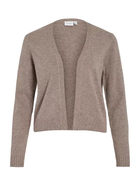 VILA Geacă tricotată VIRil amestecat maro
