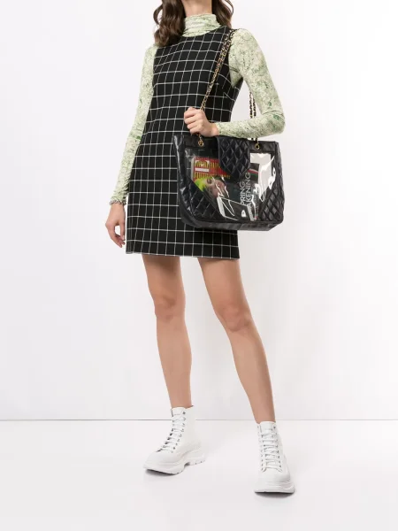 Průsvitný náhrdelník Chanel Pre-owned modrý