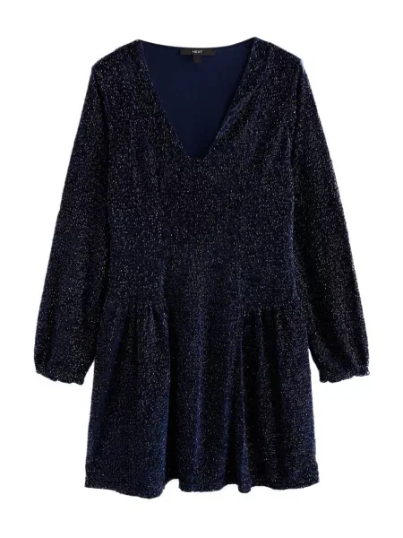 Next Rochie bleumarin / argintiu