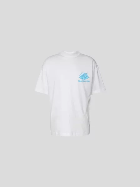 T-shirt z nadrukiem z logo Blue Sky Inn biała