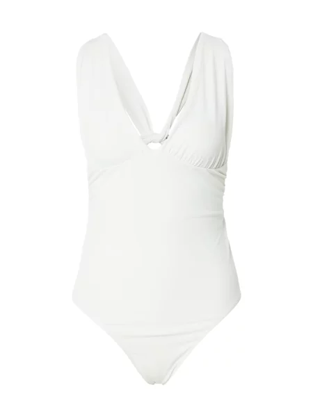 ABOUT YOU Tricou body Cassandra murdar alb