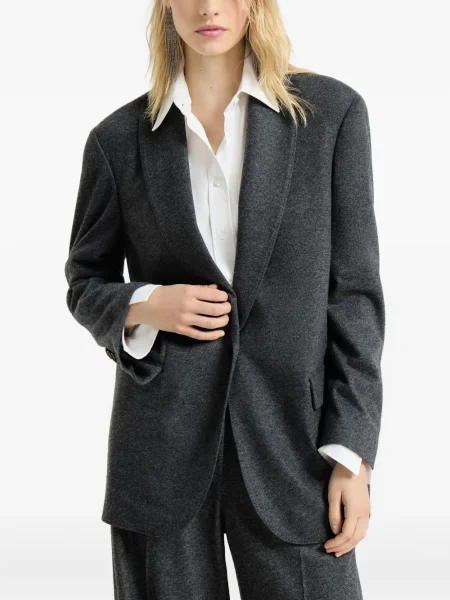 Sacou Brunello Cucinelli lung gri