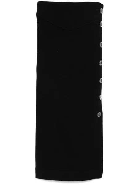 Fustă midi Vivienne Westwood până la genunchi negru