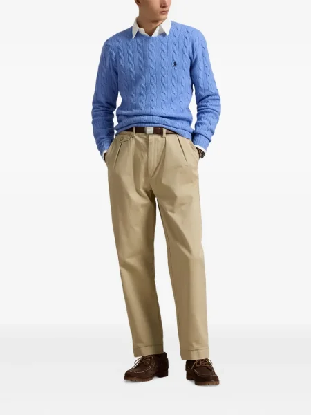 Ριγέ polo Polo Ralph Lauren με κουκούλα με αυτόγραφο λευκό
