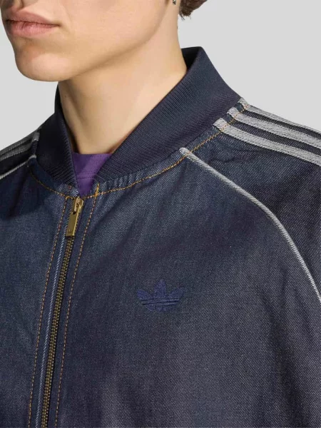 Kurtka adidas SST Adicolor Denim Tracktop Indigo Denim L niebieski