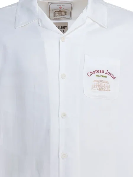 Cămașă Gallery Dept. cu broderie alb