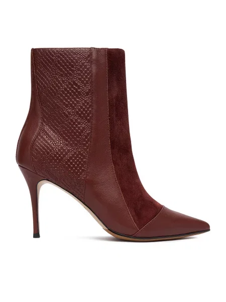 Ботильоны Eva Minge бордовые