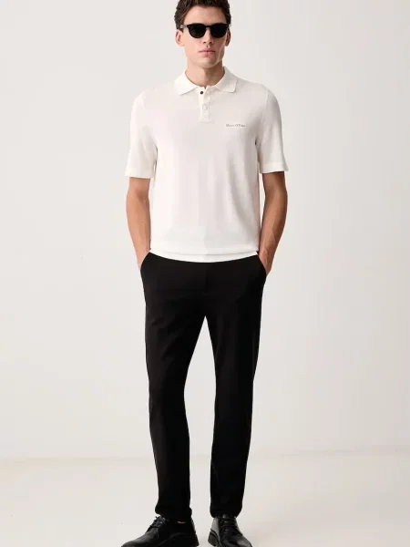 Tricou polo Marc O'polo alb