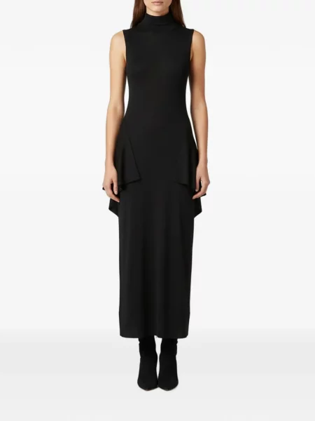 Rochie midi Toteme drapată negru