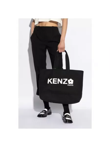 Kenzo torebka Utility Large Tote Bag czarny
