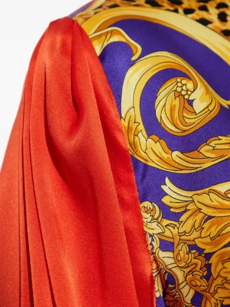 Топ Versace с принт жълто