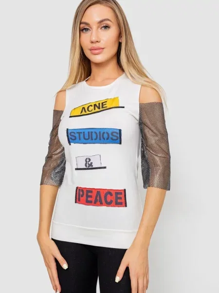 Футболка Ager молочний