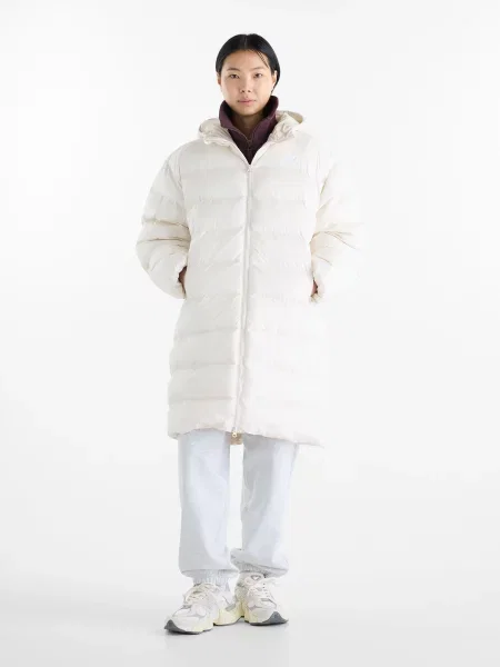 Демісезонна куртка New Balance Boston Long Puffer перероблений білий