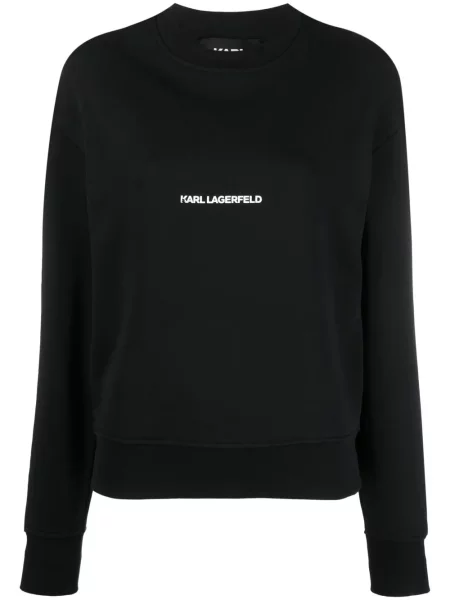 Hanorac Karl Lagerfeld cu imagine negru
