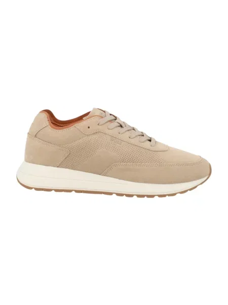 Sneakersy Boss skórzane beżowe
