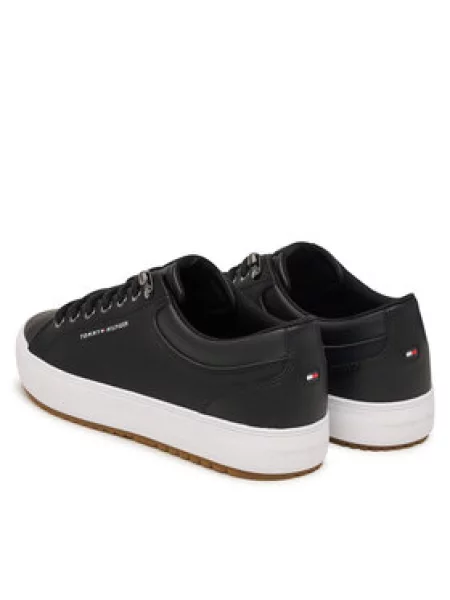 Tommy Hilfiger Laisvalaikio batai Harlem Lth Vulc Cleat Winter juoda