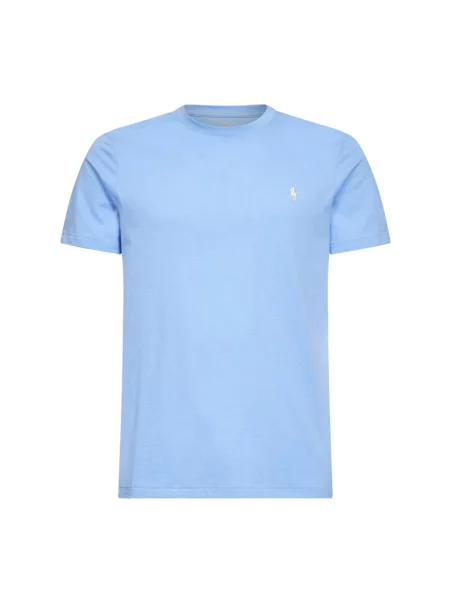 T-shirt o kroju regular fit z czystej bawełny Polo Ralph Lauren niebieska