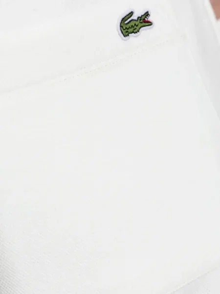 Pantaloni Lacoste alb