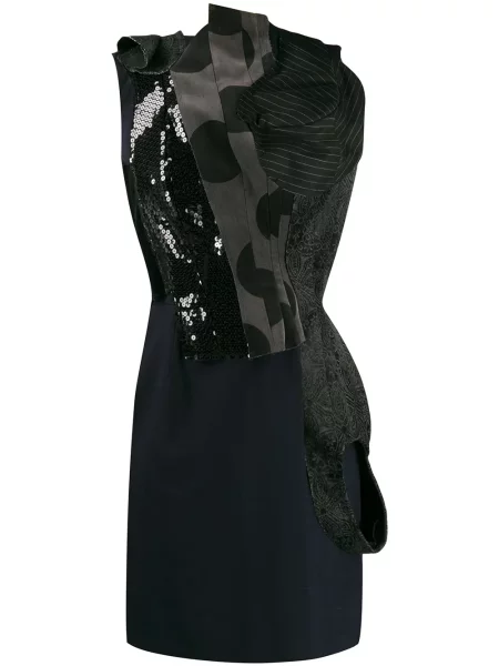 Oblekové šaty Comme Des Garçons Pre-owned modré