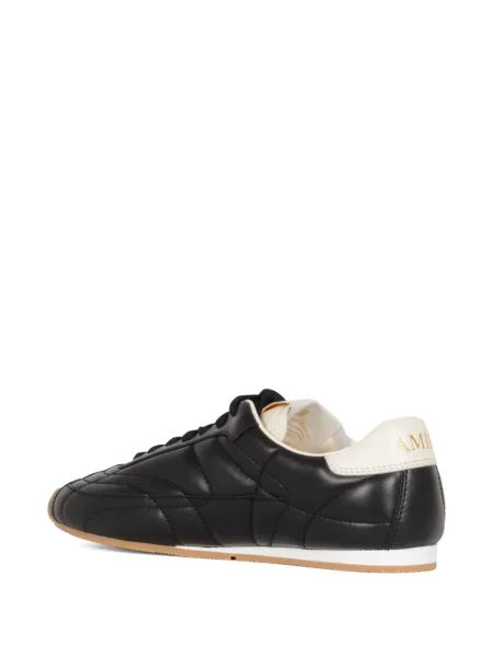 Sneakerși Amiri din piele fără toc negru