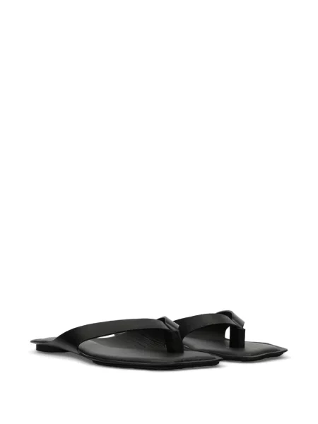 Șlapi Mm6 Maison Margiela din piele negru