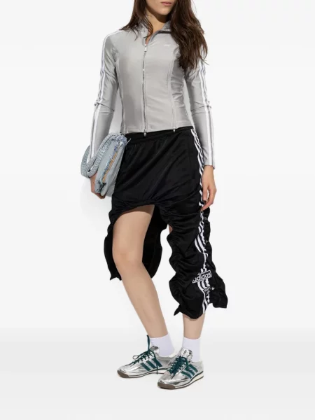 Șapcă Adidas cu bretele cu dungi cu imagine negru