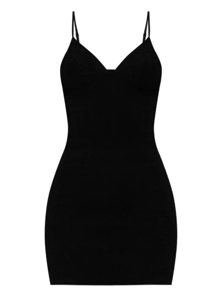 Mała sukienka mini Jacquemus z dżerseju garniturowa czarna