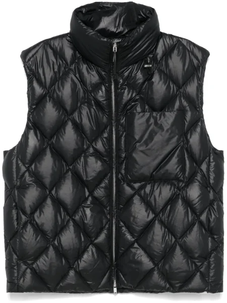 Matlasat vestă Jil Sander negru