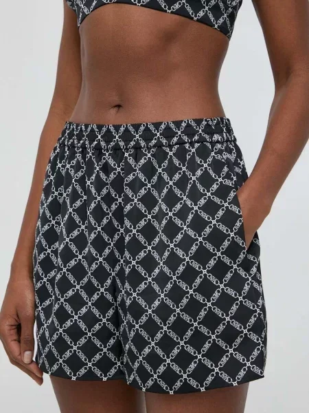 MICHAEL Michael Kors pantaloni scurti femei modelator high waist negru