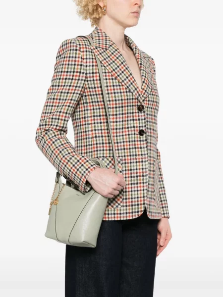 Geantă shopper Chloé verde