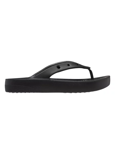 Japonki Crocs Platform Flip czarne