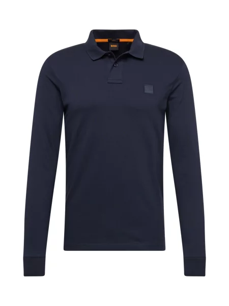 BOSS Tricou Passerby închis albastru