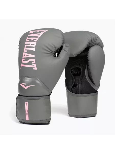 Rękawice bokserskie Everlast Pro Style Elite 2 grey/pink szare