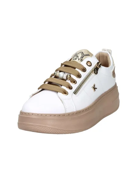 Pantofi Keys alb