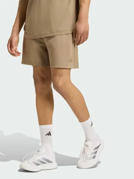 Спортивні шорти adidas комбінований верх бежевий