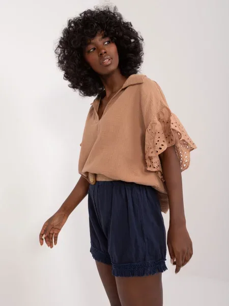 Szorty Fashionhunters granatowe