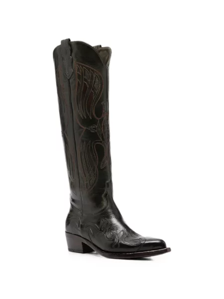 Botine Eraldo din piele maro