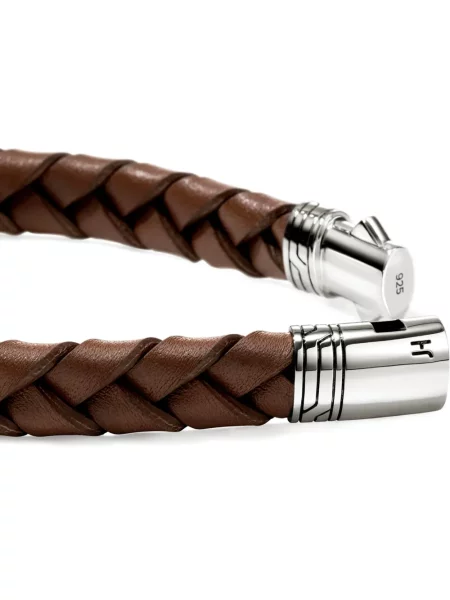 Кожена гривна John Hardy кафяво