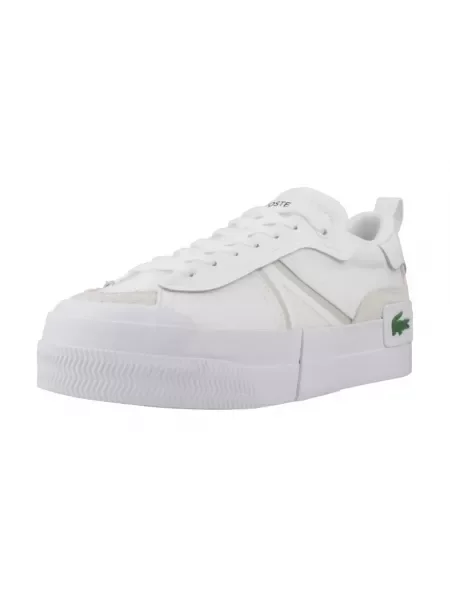 Sneakersy Lacoste na platformie białe