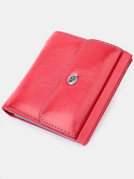 ST Leather Accessories Гаманець Шкіра червоний