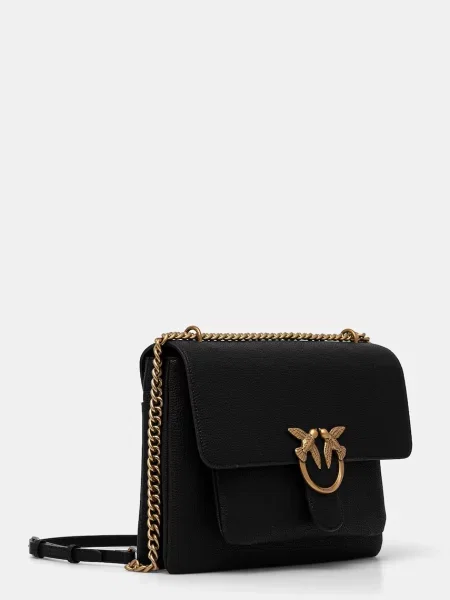 Шкіряна сумочка Pinko чорний