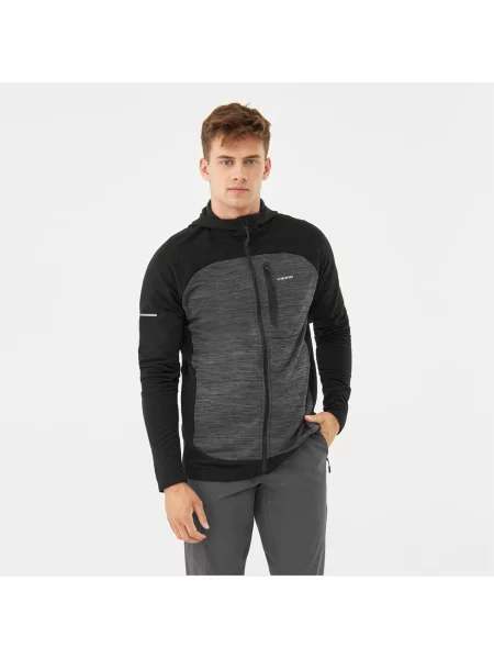 Bluza VIKING Delmore Hoodie Man rozpinana z kapturem XL czarna