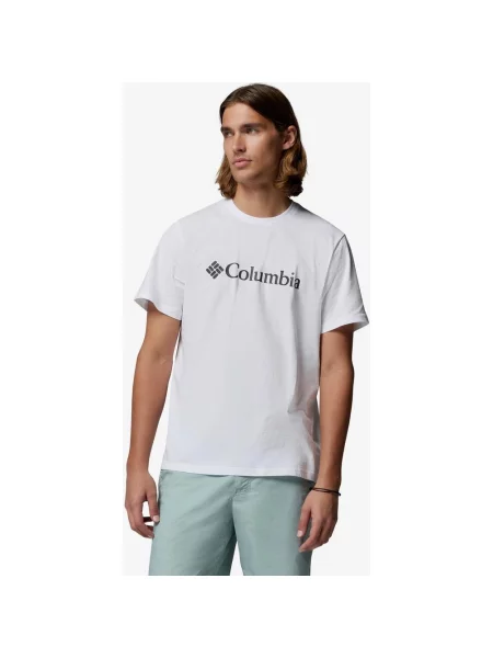 Koszulka Columbia CSC Basic Logo czysty czarny S biały