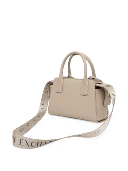 Geantă shopper Armani Exchange cu autograf