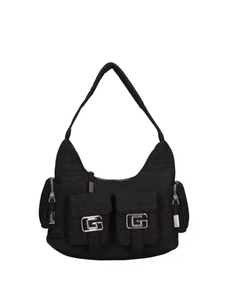 Torebka hobo Gaëlle Paris czarna