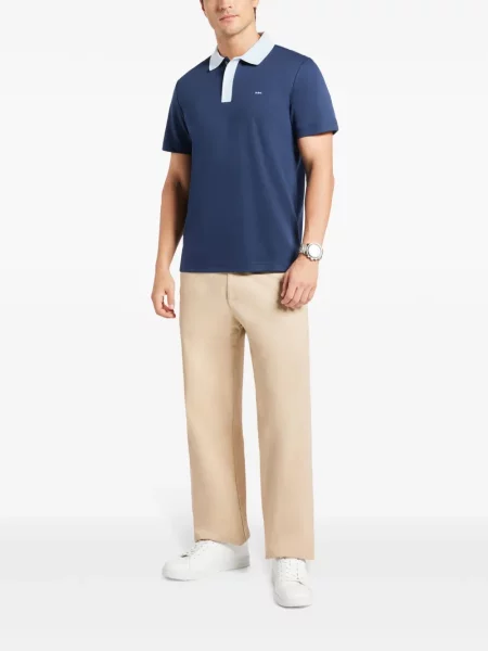 Tricou polo Michael Kors albastru
