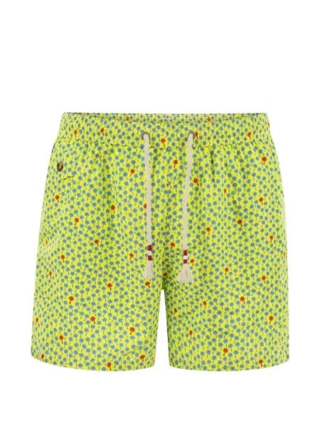 Kupaće gaće Mc2 Saint Barth s autogramom žuta