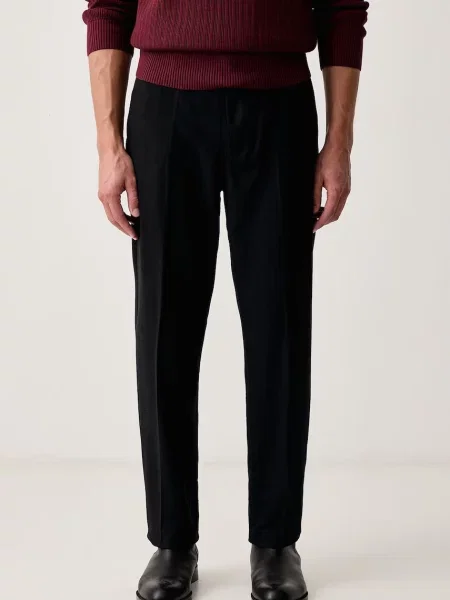 Les Deux pantaloni pentru bărbați cu lână